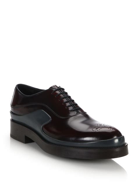 Prada Leather Oxfords 